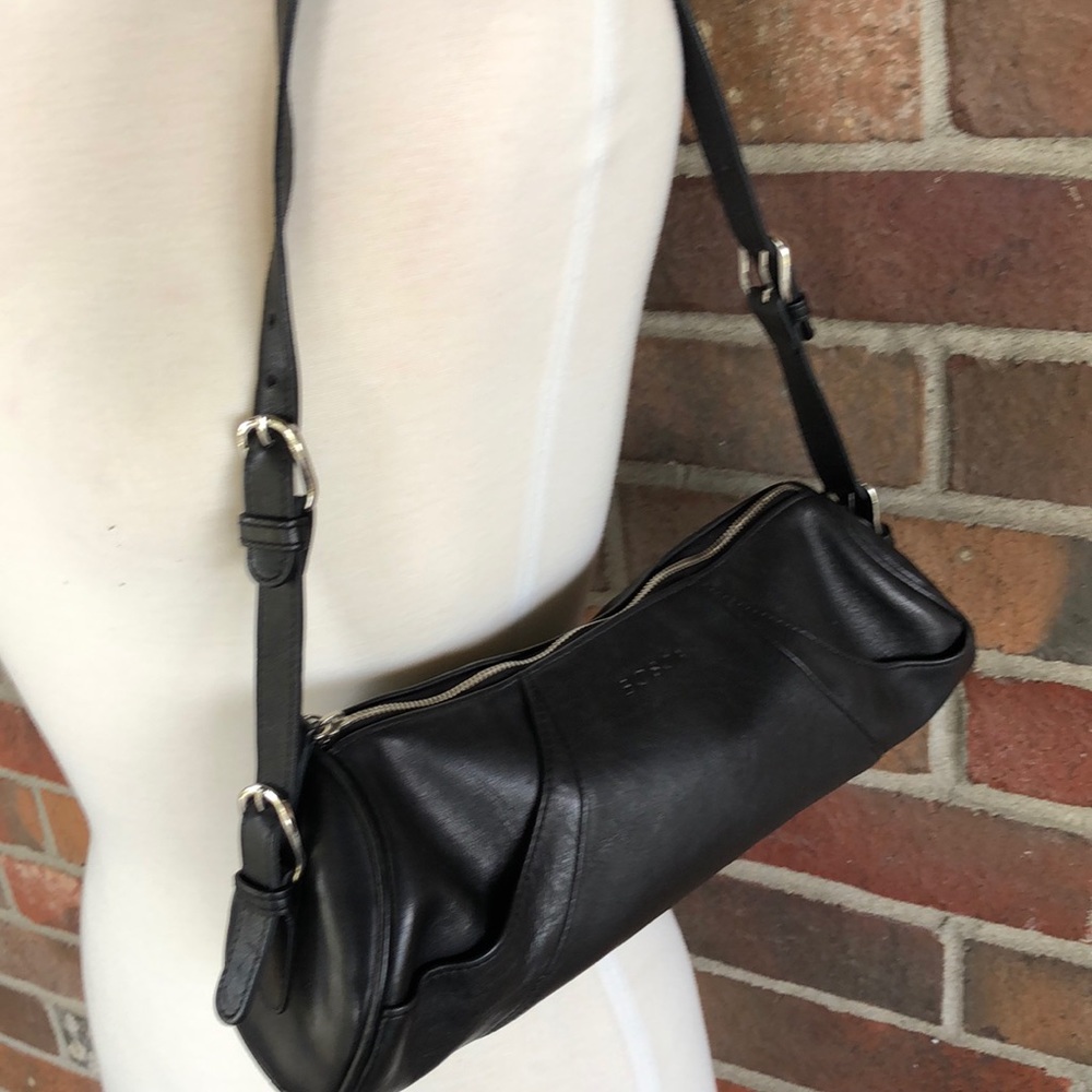 Bosca genuine leather black purse